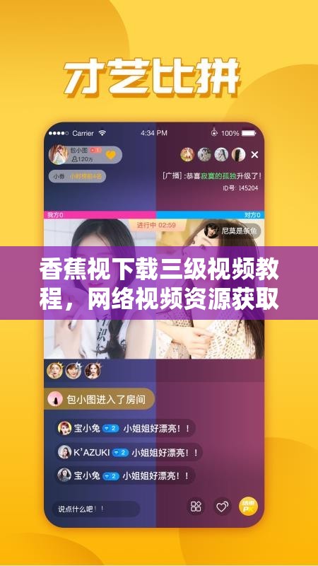 香蕉視下載三級視頻教程，網(wǎng)絡(luò)視頻資源獲取與合法使用探討