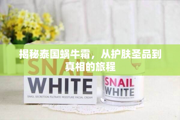 揭秘泰國蝸牛霜，從護膚圣品到真相的旅程