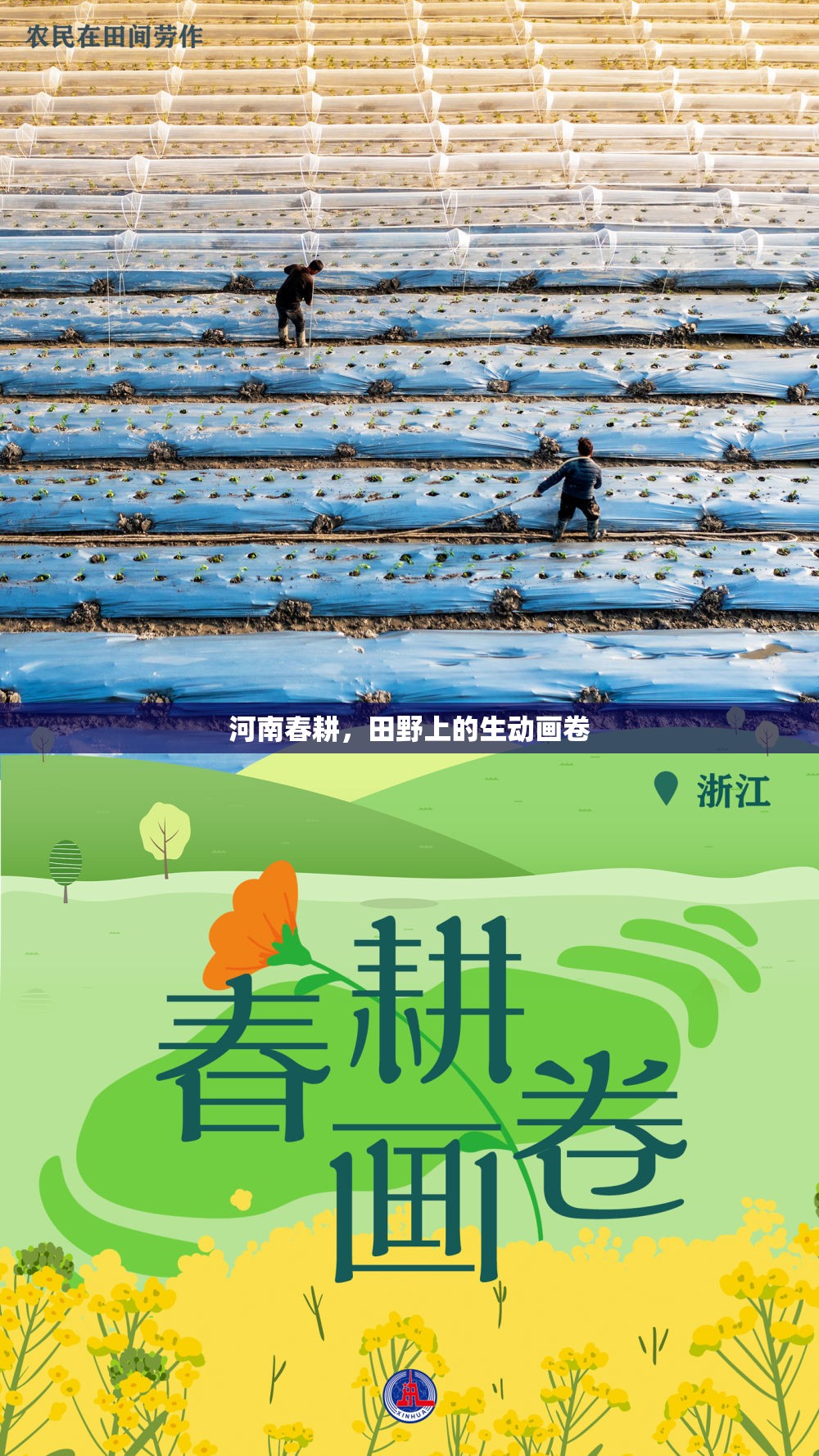 河南春耕，田野上的生動(dòng)畫(huà)卷