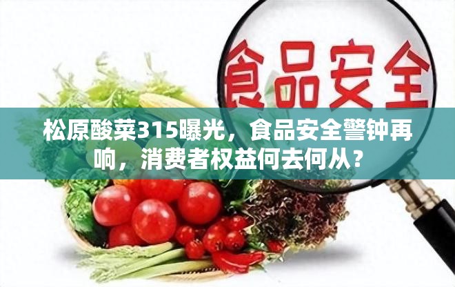松原酸菜315曝光，食品安全警鐘再響，消費者權(quán)益何去何從？