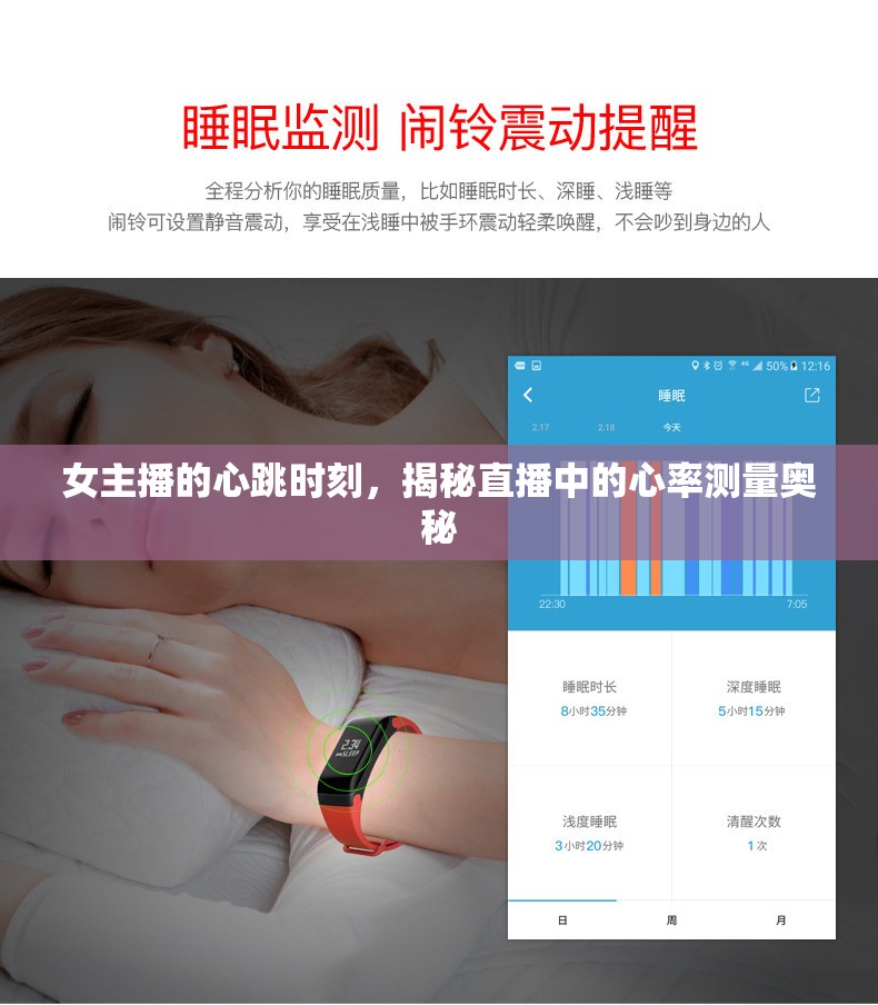 女主播的心跳時刻，揭秘直播中的心率測量奧秘
