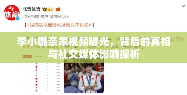 李小璐親家視頻曝光，背后的真相與社交媒體影響探析