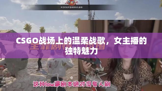CSGO戰(zhàn)場上的溫柔戰(zhàn)歌，女主播的獨特魅力