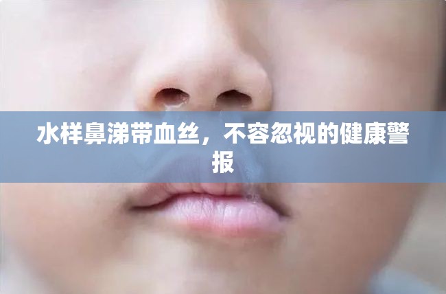 水樣鼻涕帶血絲，不容忽視的健康警報