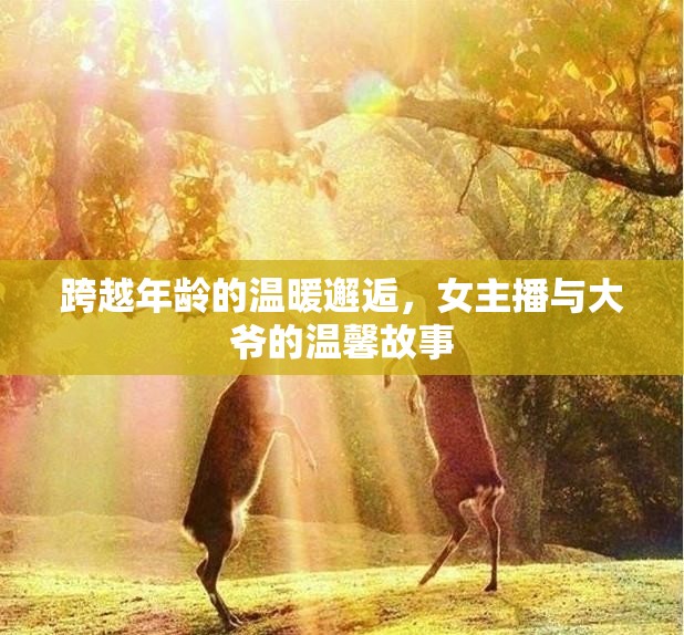 跨越年齡的溫暖邂逅，女主播與大爺?shù)臏剀肮适? title=