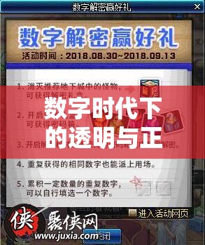 數(shù)字時代下的透明與正義，揭秘行動4號