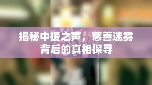 揭秘中援之聲，慈善迷霧背后的真相探尋