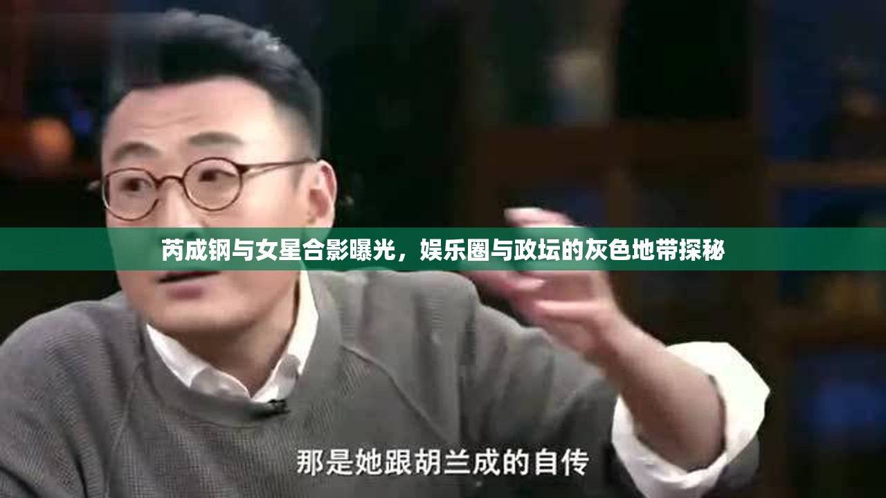 芮成鋼與女星合影曝光，娛樂圈與政壇的灰色地帶探秘