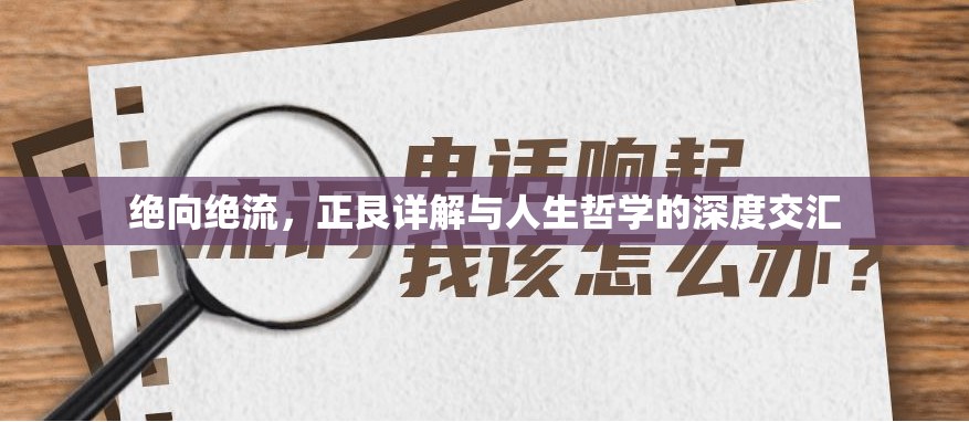 絕向絕流，正艮詳解與人生哲學(xué)的深度交匯