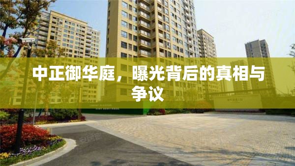 中正御華庭，曝光背后的真相與爭(zhēng)議