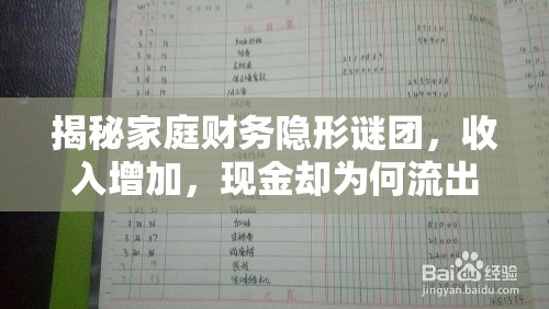 揭秘家庭財務(wù)隱形謎團，收入增加，現(xiàn)金卻為何流出？