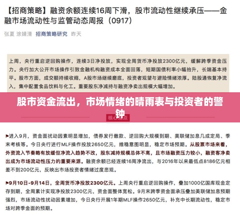 股市資金流出，市場情緒的晴雨表與投資者的警鐘
