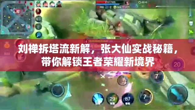 劉禪拆塔流新解，張大仙實戰(zhàn)秘籍，帶你解鎖王者榮耀新境界