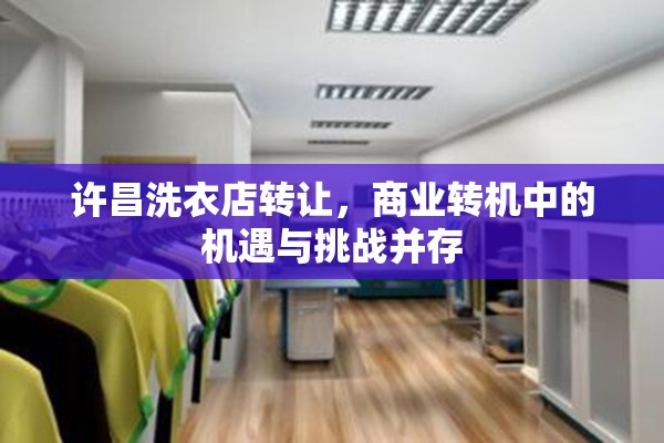 許昌洗衣店轉(zhuǎn)讓，商業(yè)轉(zhuǎn)機中的機遇與挑戰(zhàn)并存