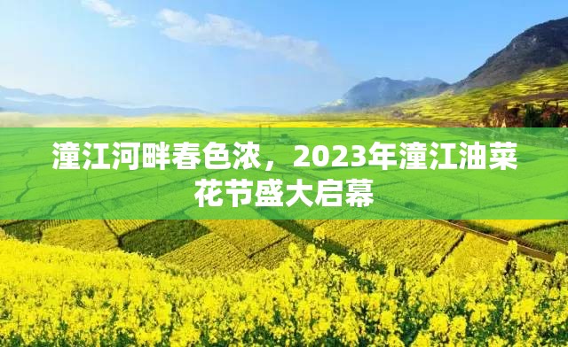 潼江河畔春色濃，2023年潼江油菜花節(jié)盛大啟幕