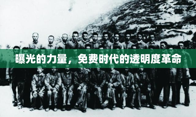 曝光的力量，免費(fèi)時(shí)代的透明度革命