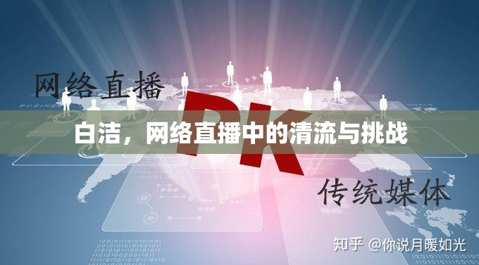 白潔，網(wǎng)絡(luò)直播中的清流與挑戰(zhàn)