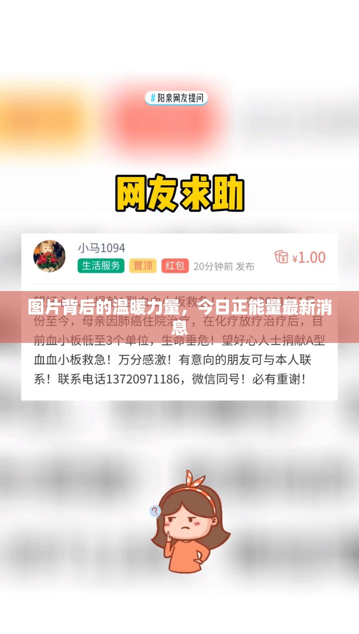 圖片背后的溫暖力量，今日正能量最新消息