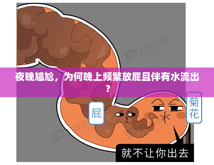 夜晚尷尬，為何晚上頻繁放屁且伴有水流出？