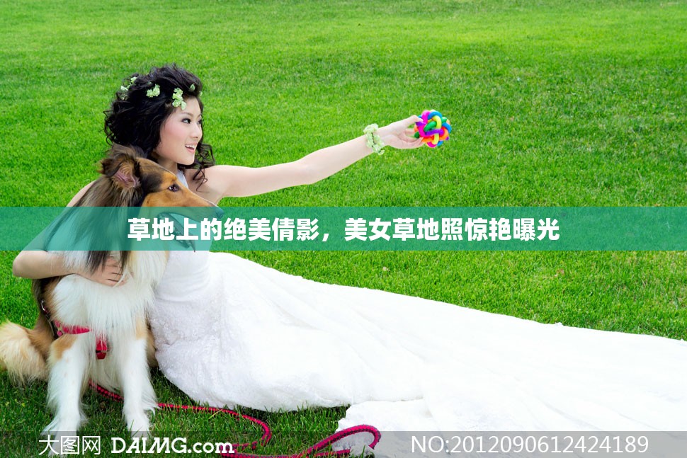草地上的絕美倩影，美女草地照驚艷曝光