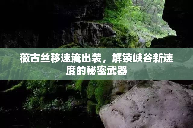 薇古絲移速流出裝，解鎖峽谷新速度的秘密武器