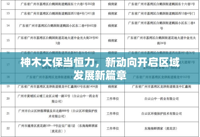 神木大保當(dāng)恒力，新動向開啟區(qū)域發(fā)展新篇章
