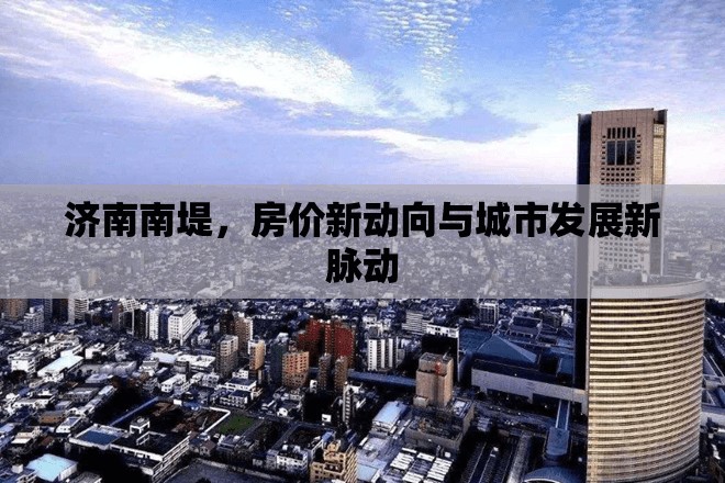 濟(jì)南南堤，房價新動向與城市發(fā)展新脈動