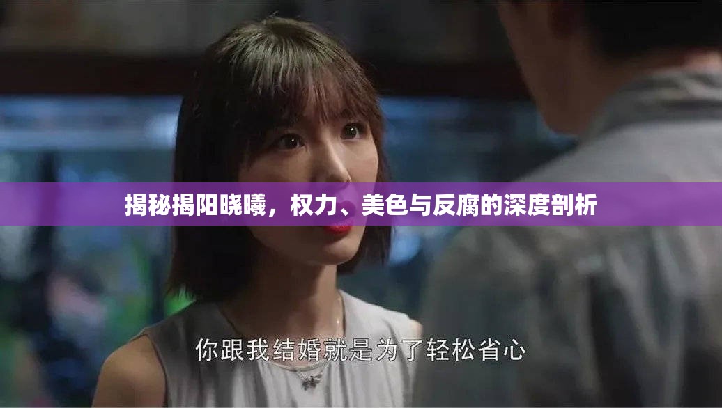 揭秘揭陽曉曦，權(quán)力、美色與反腐的深度剖析