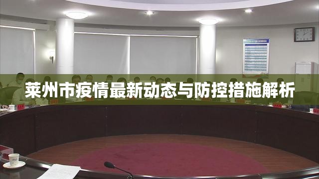 萊州市疫情最新動態(tài)與防控措施解析