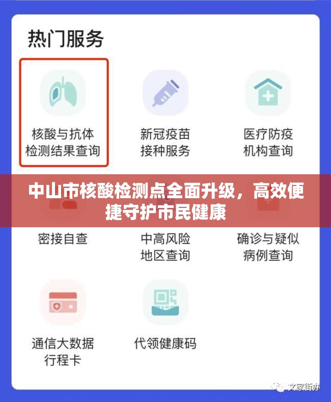 中山市核酸檢測點全面升級，高效便捷守護市民健康