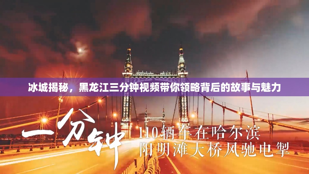 冰城揭秘，黑龍江三分鐘視頻帶你領(lǐng)略背后的故事與魅力