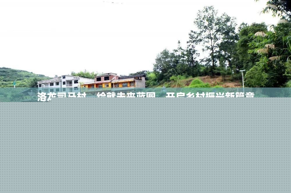 洛龍司馬村，繪就未來藍(lán)圖，開啟鄉(xiāng)村振興新篇章