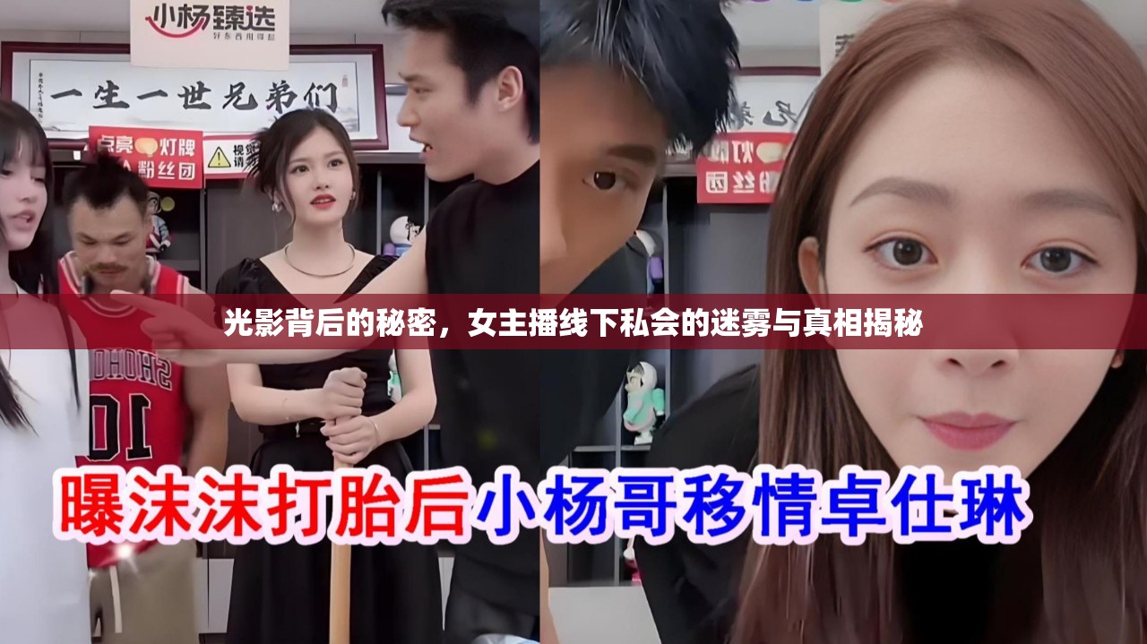 光影背后的秘密，女主播線下私會的迷霧與真相揭秘