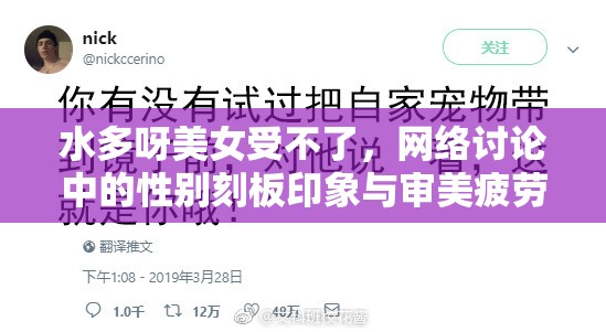 水多呀美女受不了，網(wǎng)絡(luò)討論中的性別刻板印象與審美疲勞