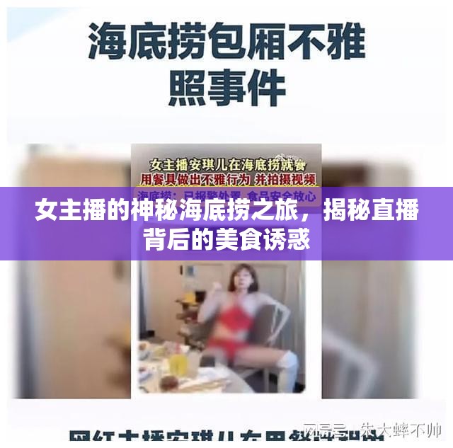 女主播的神秘海底撈之旅，揭秘直播背后的美食誘惑