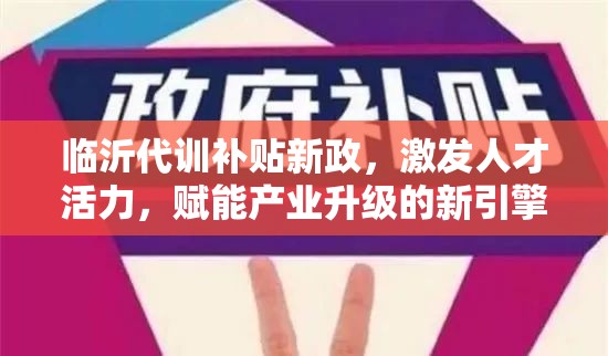 臨沂代訓(xùn)補貼新政，激發(fā)人才活力，賦能產(chǎn)業(yè)升級的新引擎