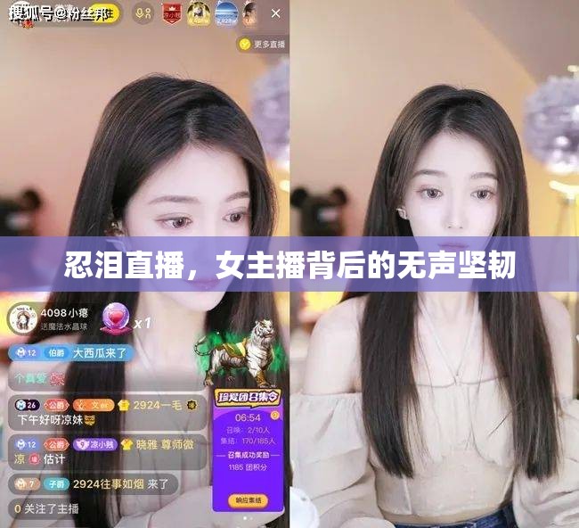 忍淚直播，女主播背后的無(wú)聲堅(jiān)韌