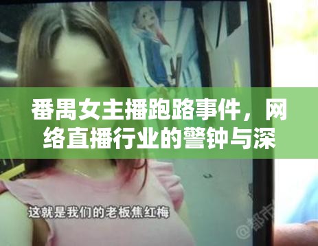 番禺女主播跑路事件，網(wǎng)絡(luò)直播行業(yè)的警鐘與深刻反思