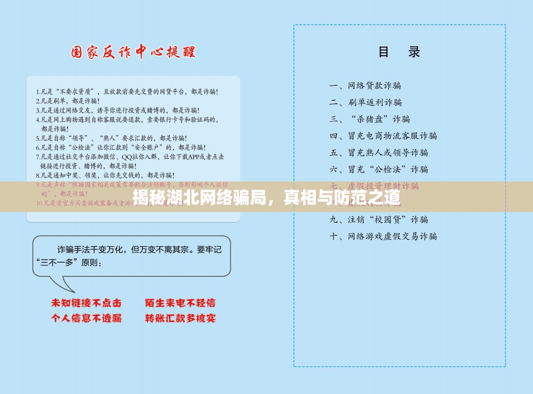 揭秘湖北網(wǎng)絡騙局，真相與防范之道