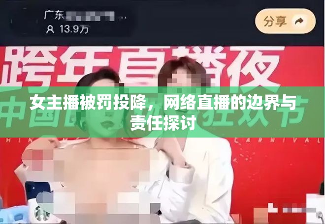 女主播被罰投降，網絡直播的邊界與責任探討