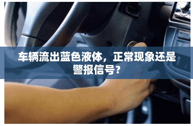 車輛流出藍色液體，正?，F(xiàn)象還是警報信號？