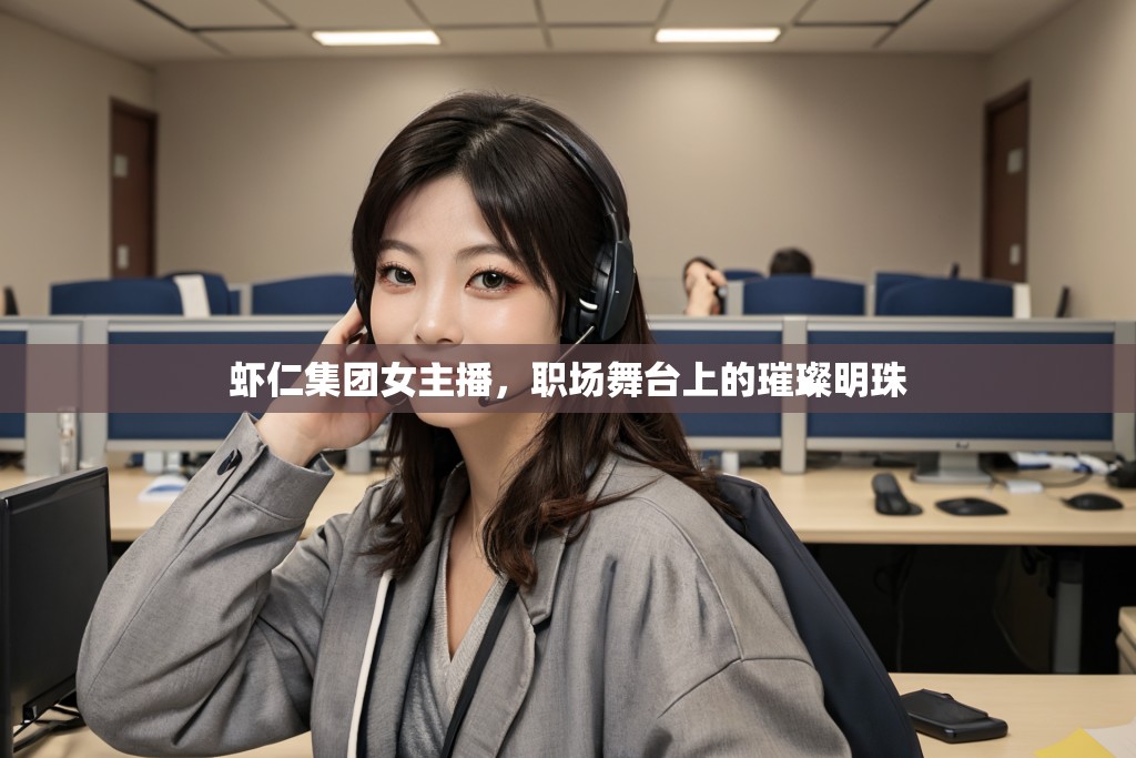 蝦仁集團女主播，職場舞臺上的璀璨明珠