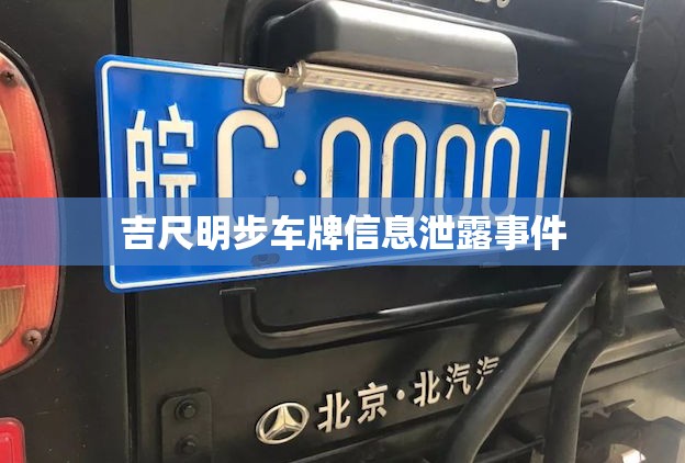 吉尺明步車牌信息泄露事件