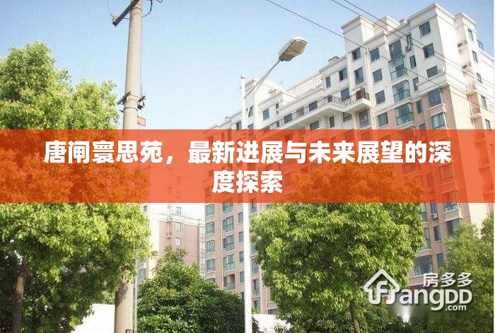 唐閘寰思苑，最新進(jìn)展與未來展望的深度探索