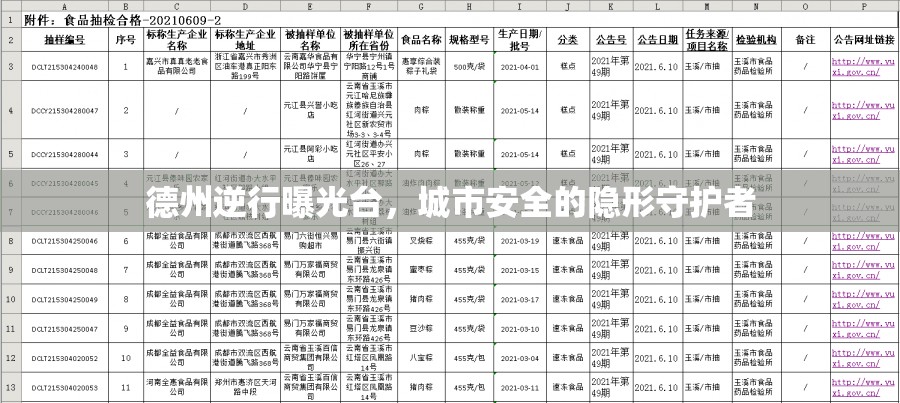 德州逆行曝光臺，城市安全的隱形守護者