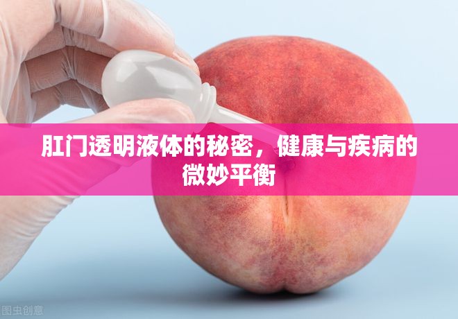 肛門透明液體的秘密，健康與疾病的微妙平衡