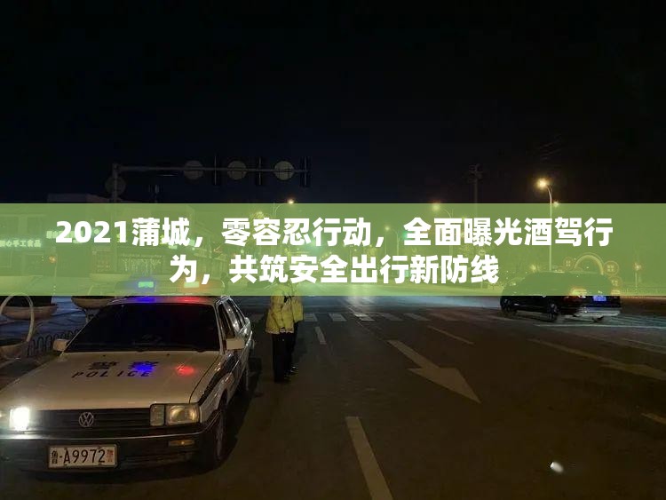2021蒲城，零容忍行動(dòng)，全面曝光酒駕行為，共筑安全出行新防線