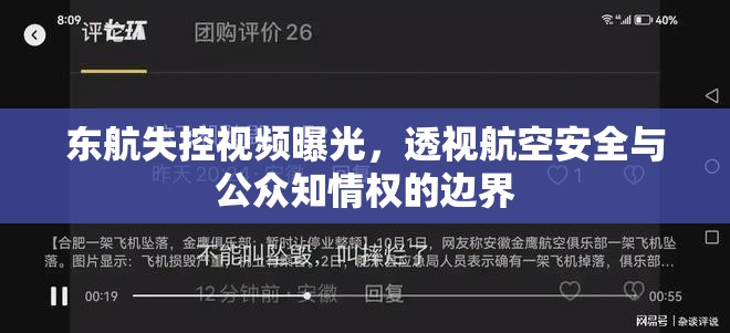 東航失控視頻曝光，透視航空安全與公眾知情權(quán)的邊界