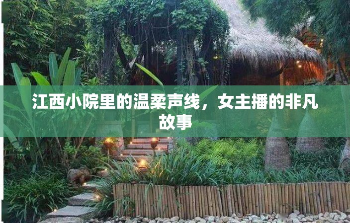 江西小院里的溫柔聲線，女主播的非凡故事