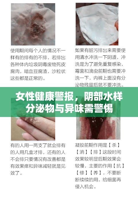 女性健康警報，陰部水樣分泌物與異味需警惕
